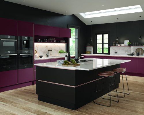 InRail Zurfiz Serica Matt Plum & Serica Matt Black